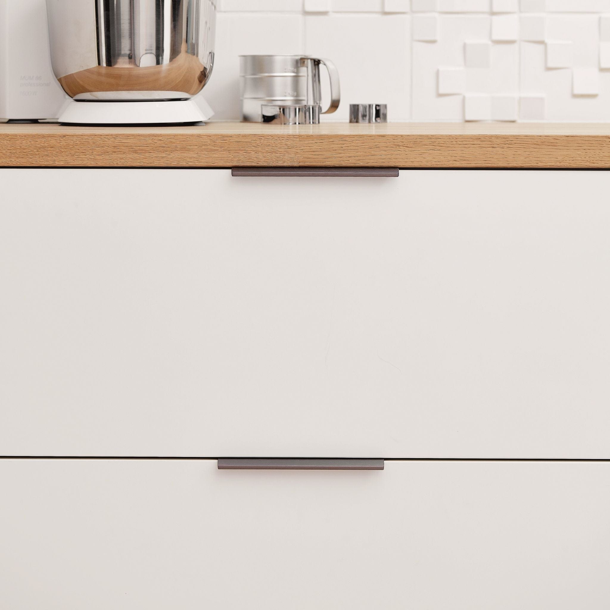 Edge Straight | Handtag i Borstad Antracit