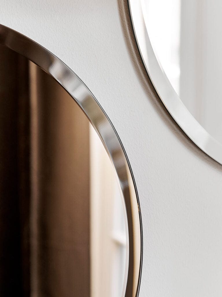 Facet | Spegel i Klar - Ø 50 cm