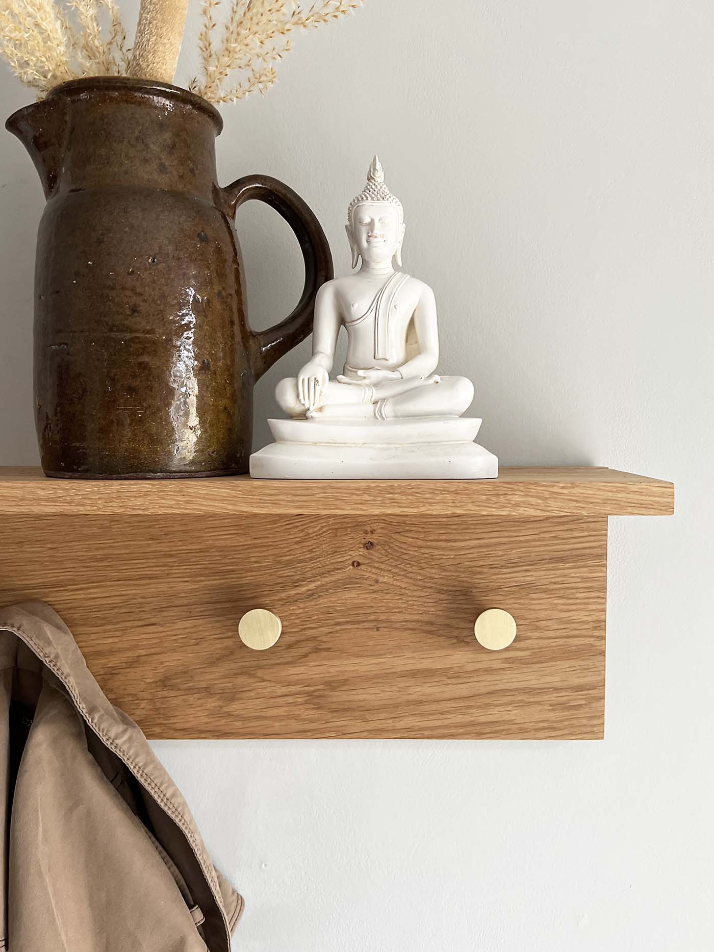 Fjord | Knagerække i Eg/Messing MOUD Home MH-211250 FINICC