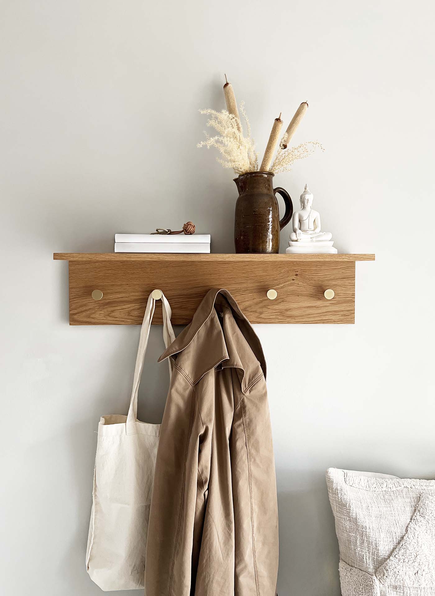 Fjord | Kroklist i Ek/Mässing