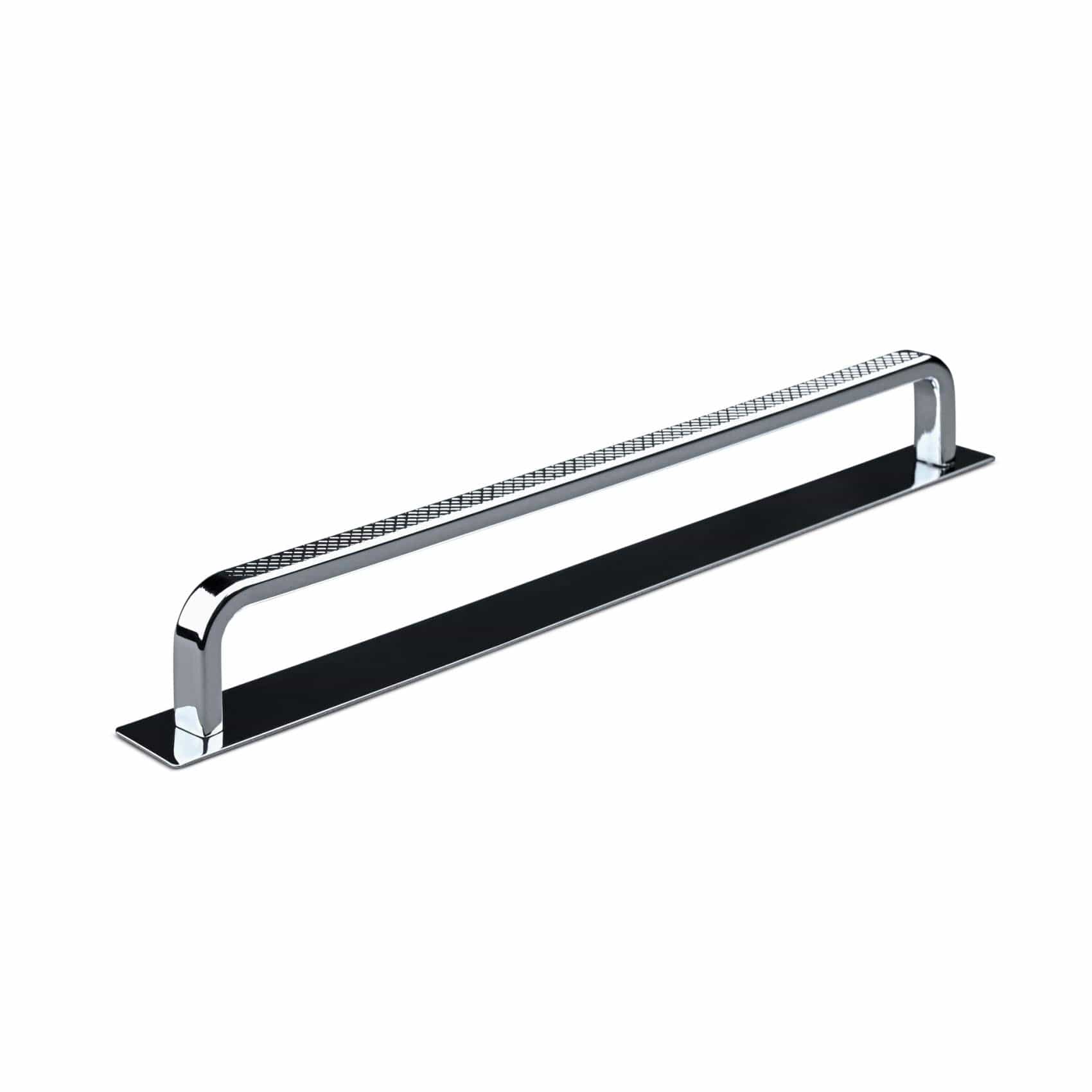 Gardone Cross | Handtag i Blank Krom med bakplatta