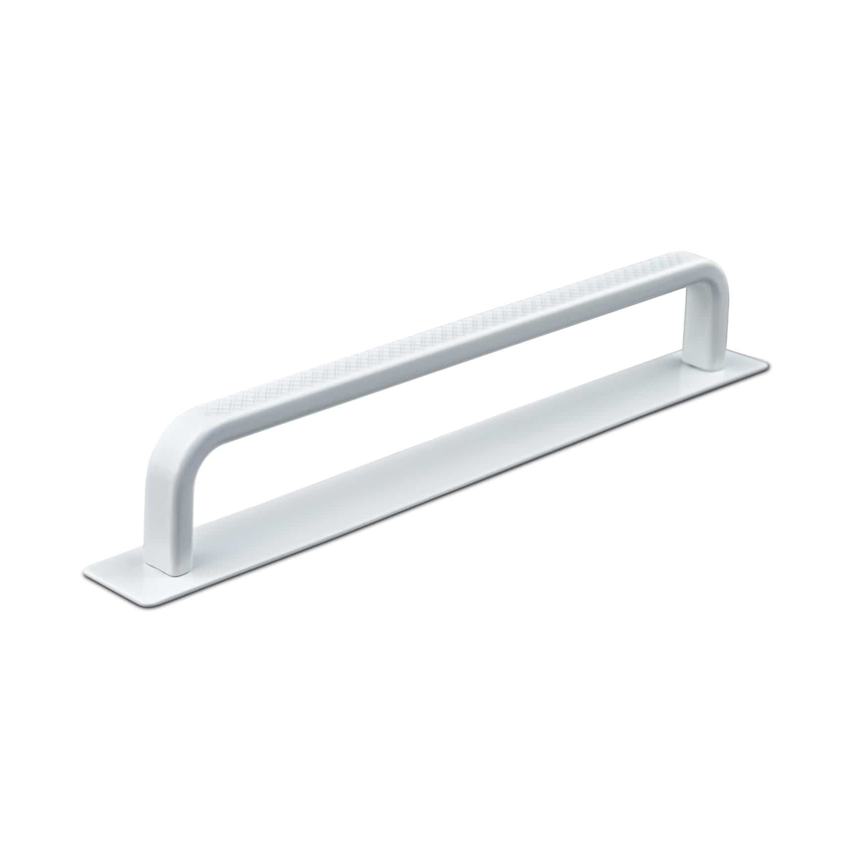 Gardone Cross | Greb i Mat Hvid med bagplade L 166 mm (C/C 160 mm) Theofils TF-10200314-BP FINICC