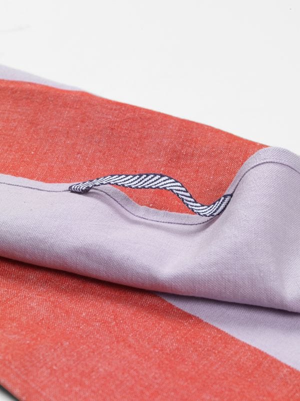 Hale Tea Towel - Red/Lilac