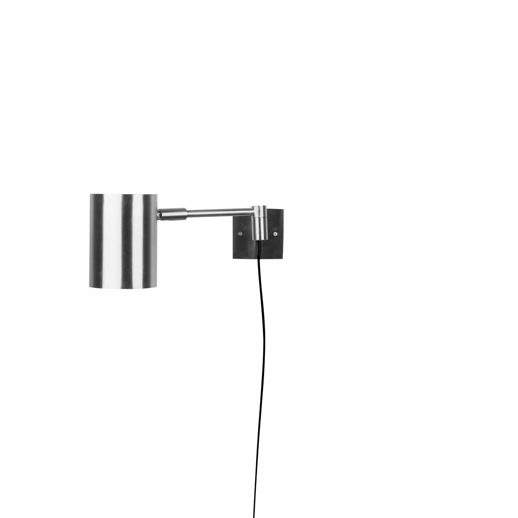Hali Swing | Væglampe i Mat Stål Ø 10 cm x D 44 cm H. Skjalm P. HSP-58VALISS02 FINICC