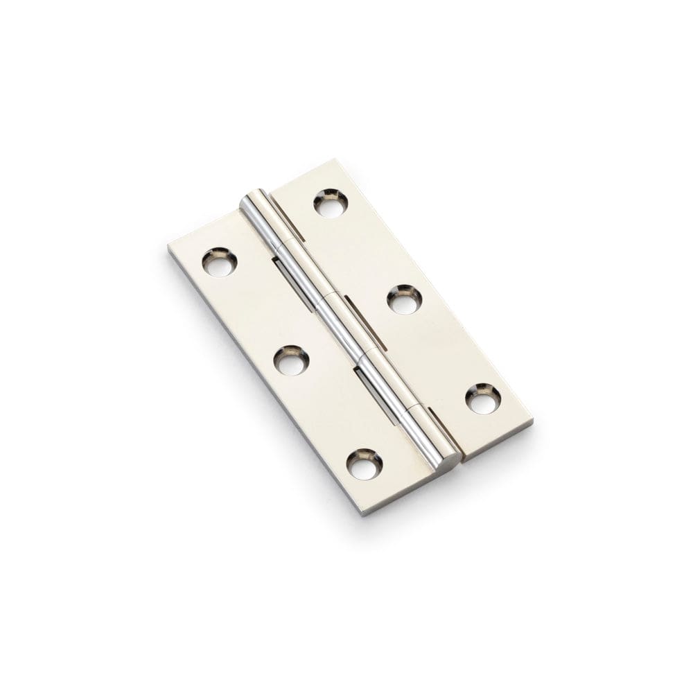 Heavy Pattern | Möbelgångjärn i Blank Nickel