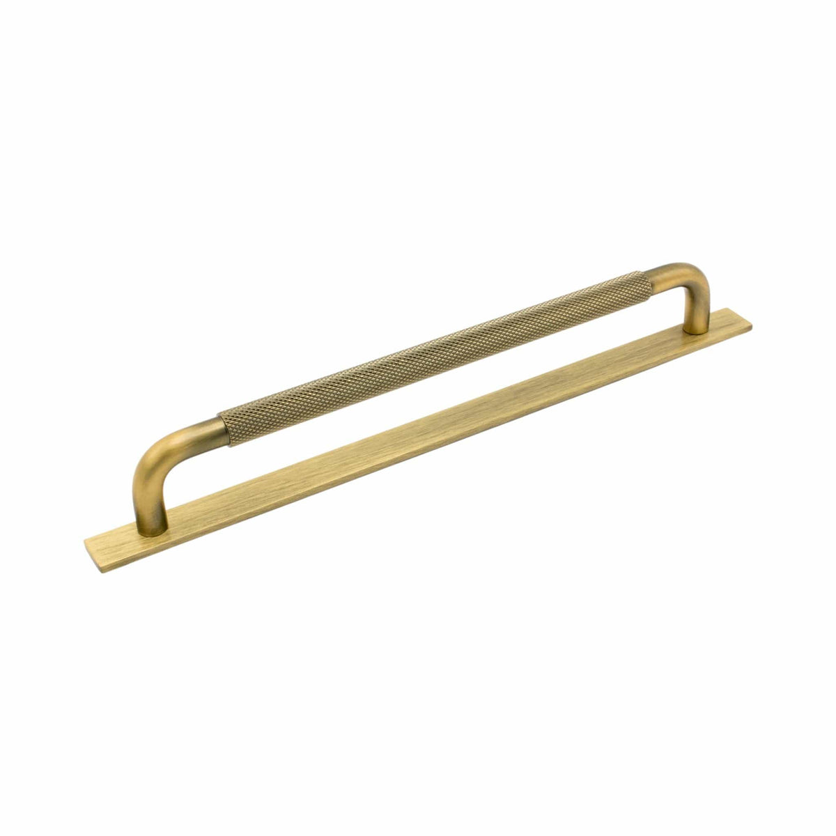Helix Cross | Greb i Antik Bronze - med bagplade L 266 mm (C/C 224 mm) Beslag Design 309086-11 FINICC