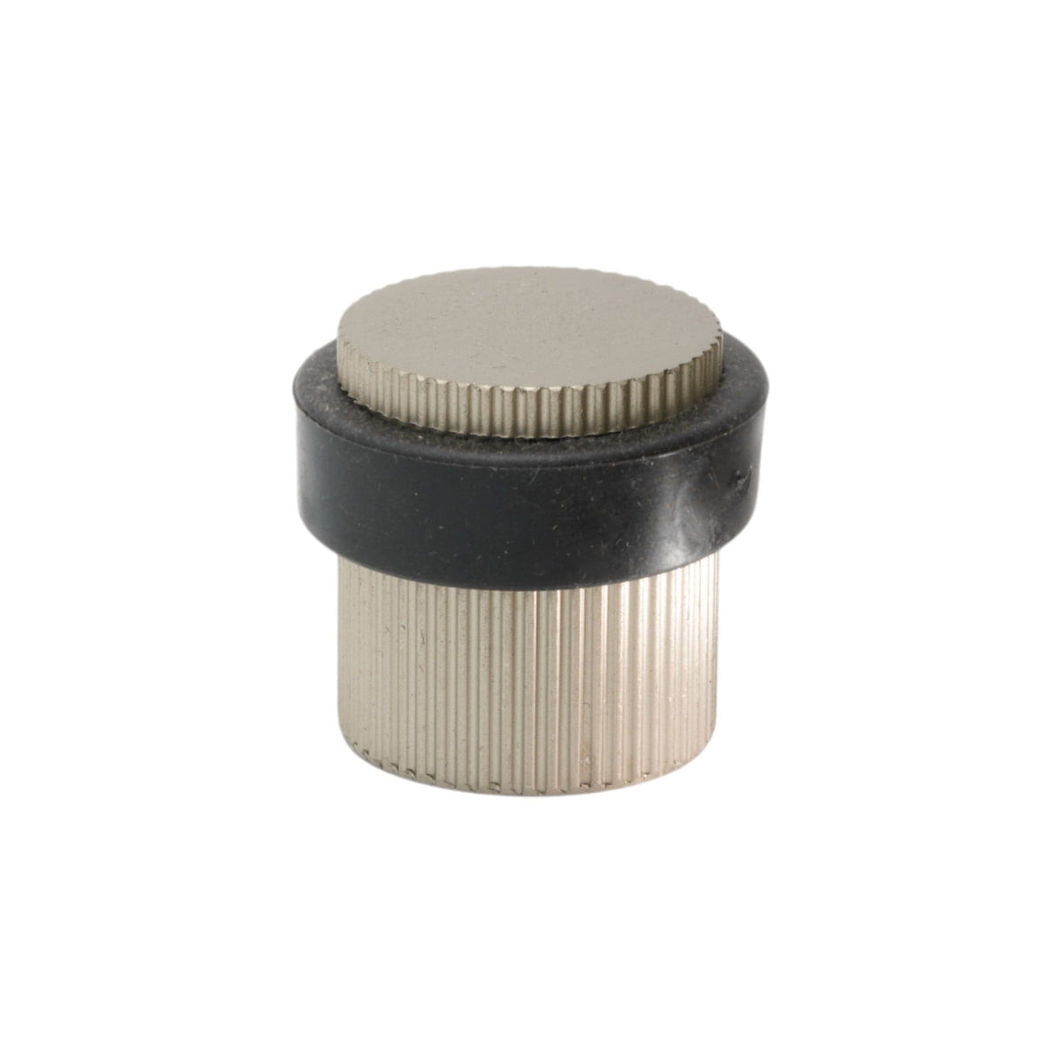 Helix Stripe | Dørstopper i Børstet Rustfrit Stål Finish - gulv monteret Ø 38 mm x H 36 mm Beslag Design 753113-41 FINICC