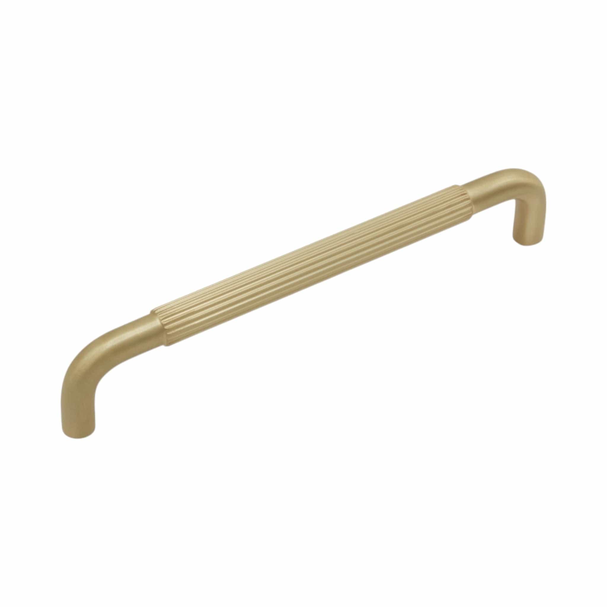 Helix Stripe | Greb i Børstet Messing L 170 mm (C/C 160 mm) Beslag Design 309282-11 FINICC