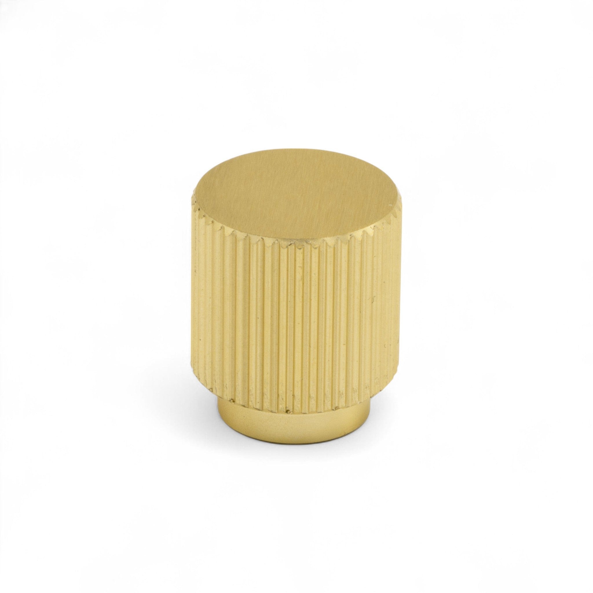 Helix Stripe | Knop i Børstet Messing Ø 26 mm x D 30 mm Beslag Design 309222-11 FINICC