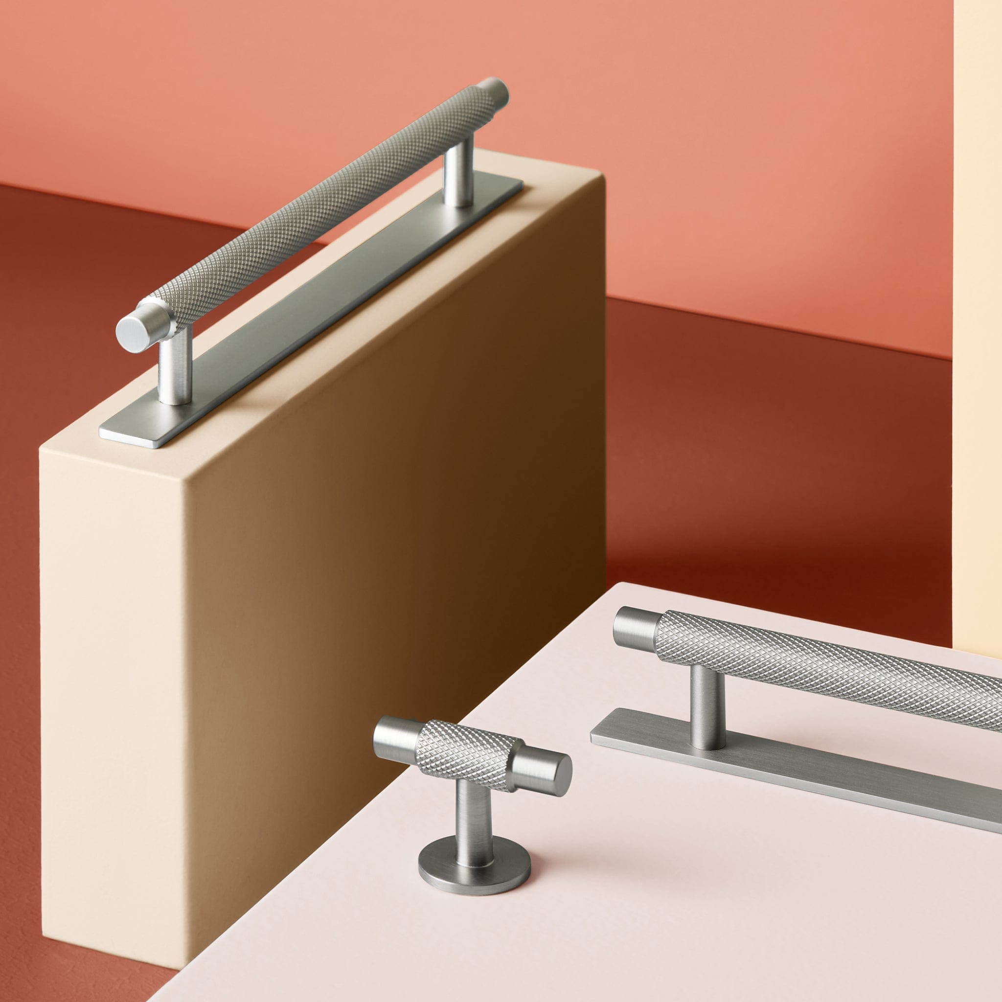 Manor T-Bar | Greb/Knop i Rustfrit Stål Finish L 54 mm x D 39 mm Furnipart FP-549120054-66.1 FINICC