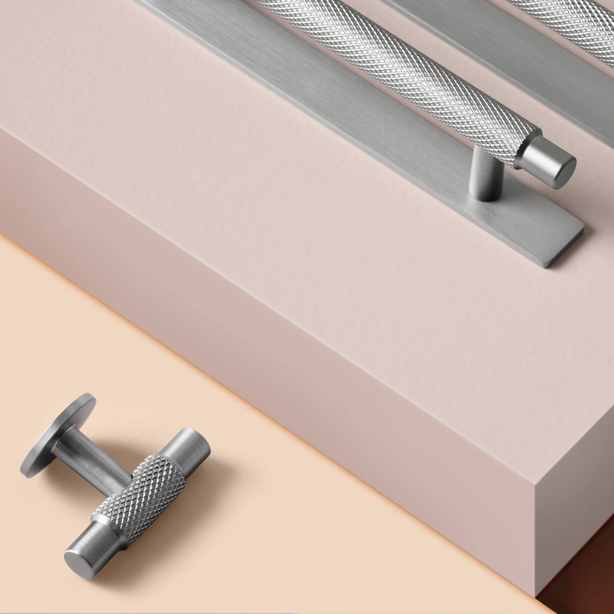 Manor T-Bar | Greb/Knop i Rustfrit Stål Finish L 54 mm x D 39 mm Furnipart FP-549120054-66.1 FINICC