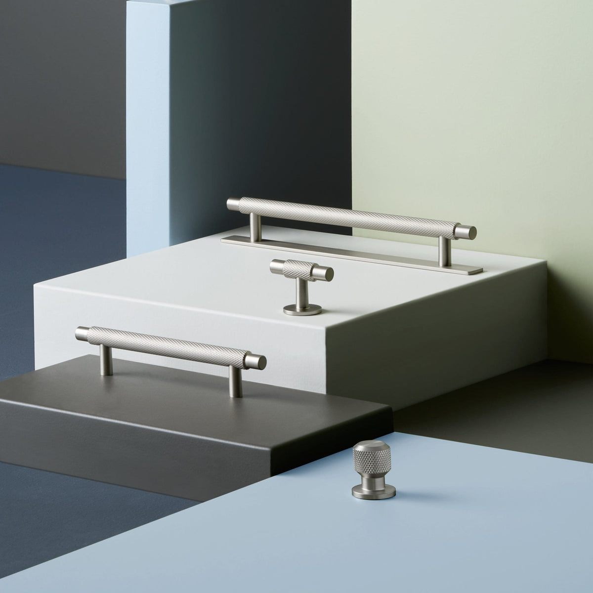 Manor T-Bar | Greb/Knop i Rustfrit Stål Finish L 54 mm x D 39 mm Furnipart FP-549120054-66.1 FINICC