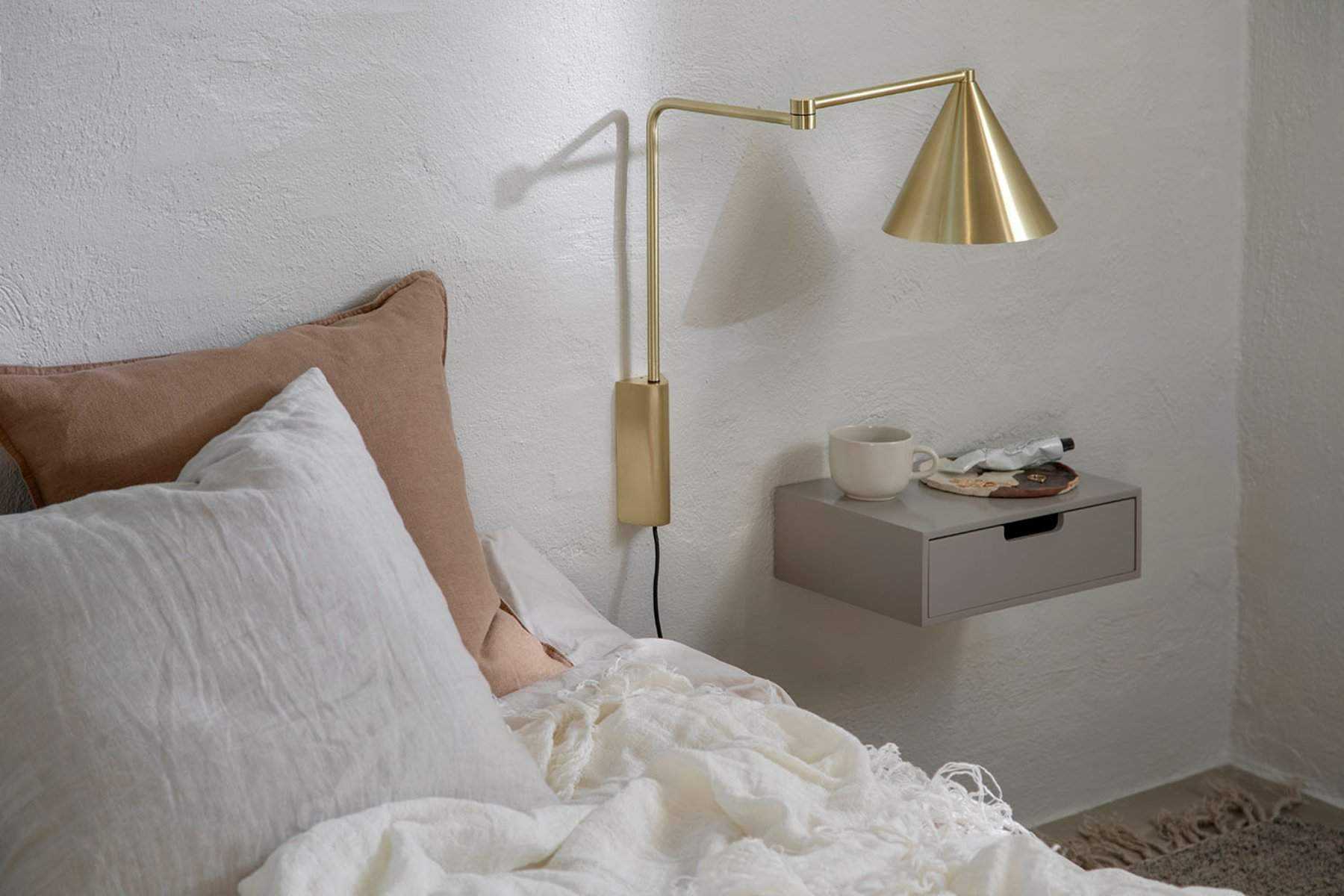 Más | Væglampe i Børstet Messing MOUD Home MH-211901 FINICC