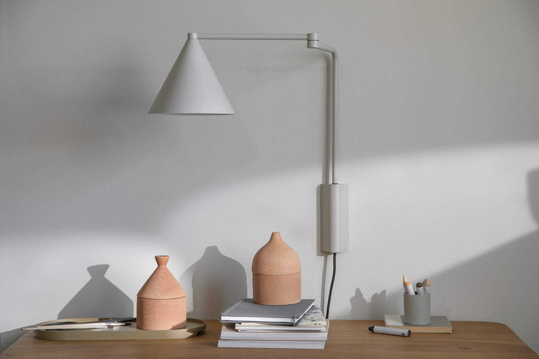 Más | Væglampe i Mat Grå MOUD Home MH-211900 FINICC