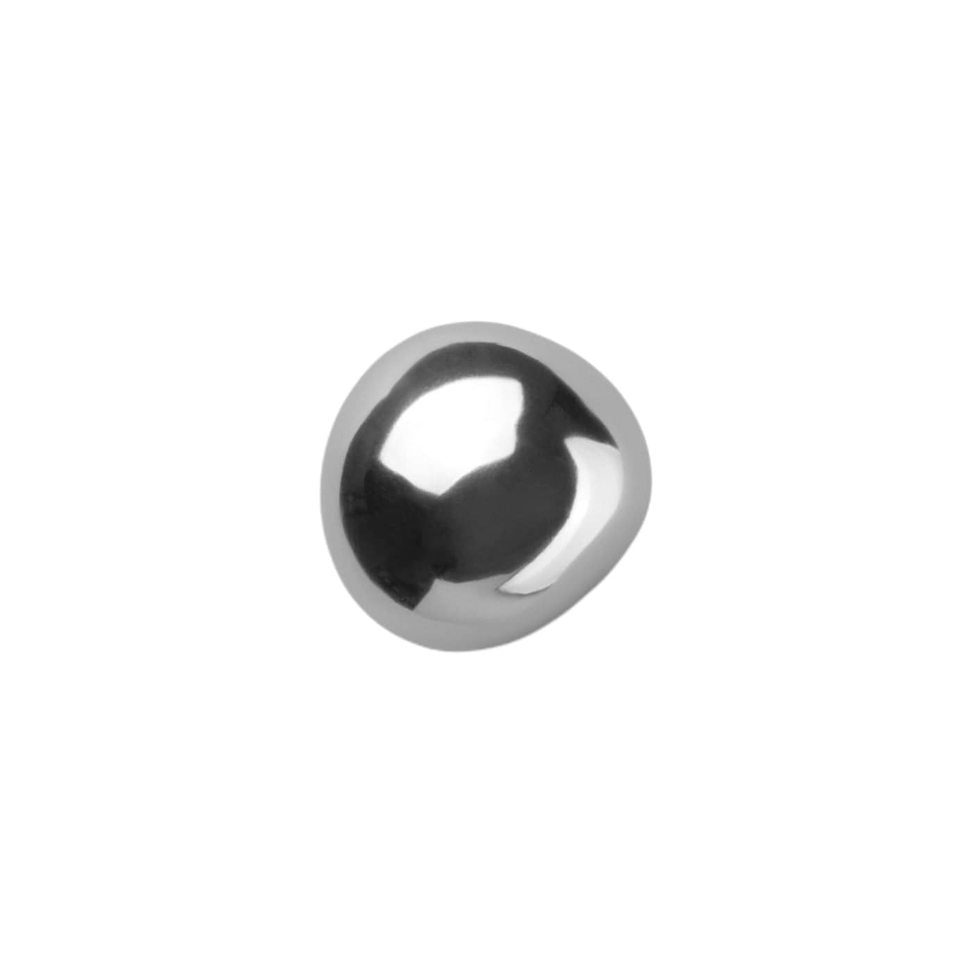 Mushroom | Knop/Knage i Blank Rustfrit Stål Ø 38 mm x D 35 mm ferm LIVING FL-110103507 FINICC