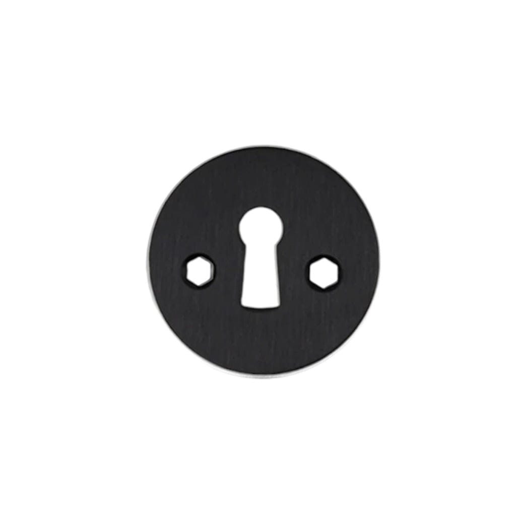 Nøgleskilte i Sort (Charcoal) - passer bl.a. til AJ dørgreb Ø 50 mm (C/C 27 mm) Tilbehør til Arne Jacobsen AJ-207105 FINICC