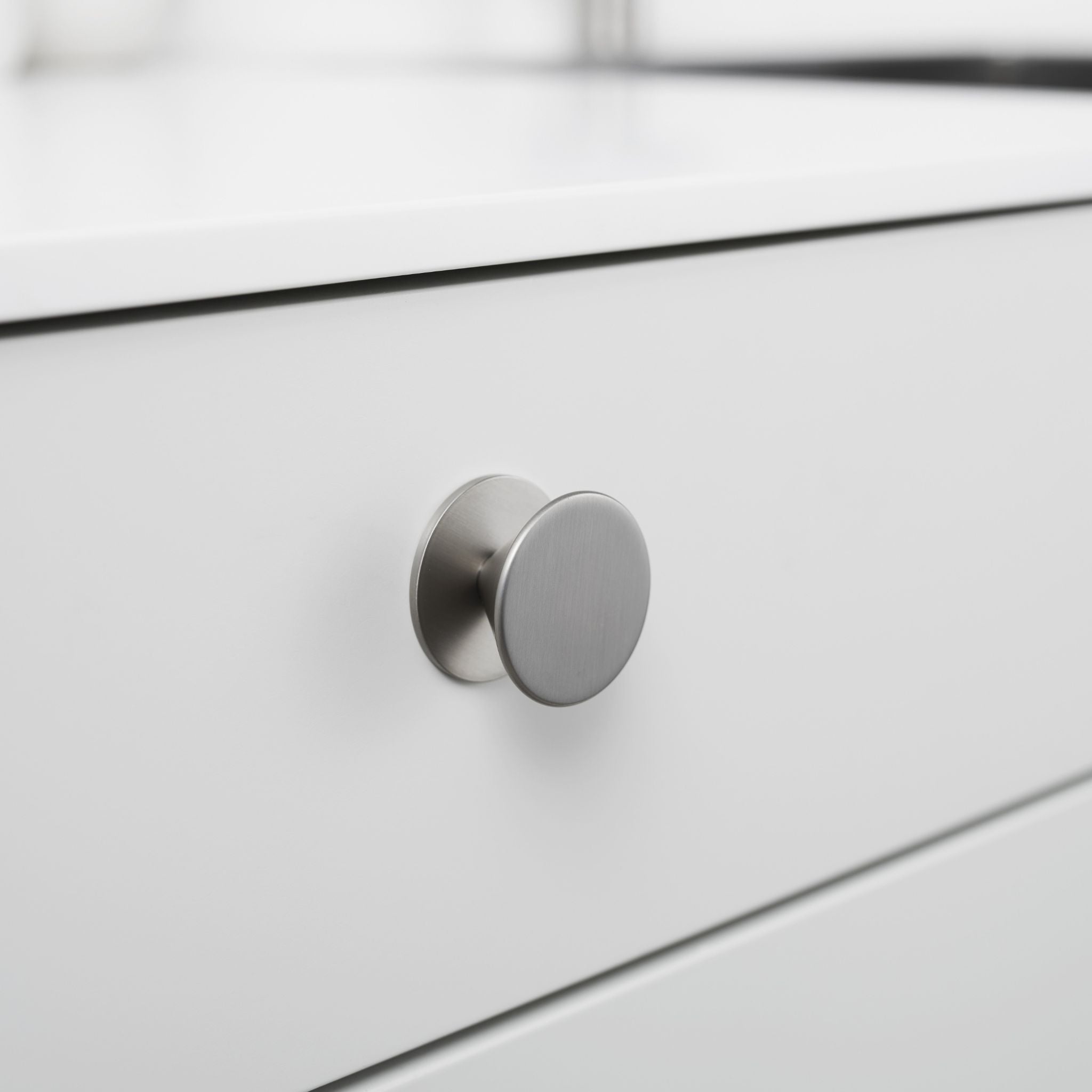 Orbit | Knop i Rustfrit Stål Finish Ø 35,8 mm Furnipart FP-550820036-66 FINICC