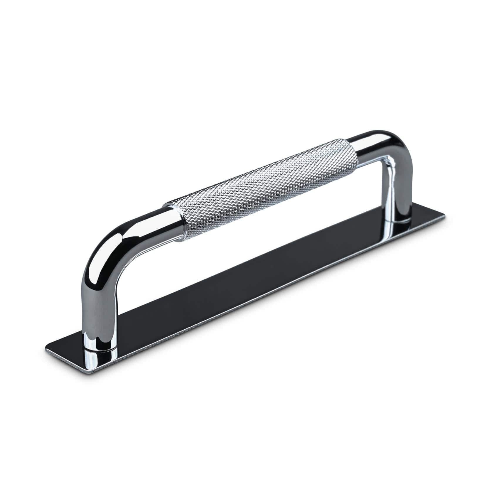 Perugia Cross | Greb i Blank Krom med bagplade L 138 mm (C/C 128 mm) Theofils TF-10200352-BP FINICC