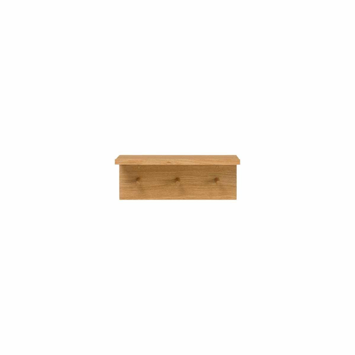 Place Rack | Knagerække med hylde i Eg Small (Længde 45 cm) ferm LIVING FL-1104265692 FINICC