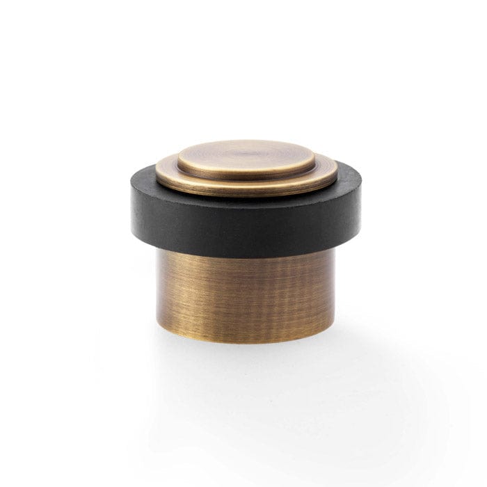 Plain Floor | Dørstopper i Antik Messing Ø 50 mm x H 35 mm Alexander & Wilks AW603AB FINICC
