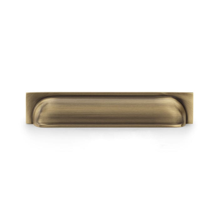 Quantock | Skålgreb i Antik Messing L 229 mm (C/C 203 mm) Alexander & Wilks AW906AB FINICC