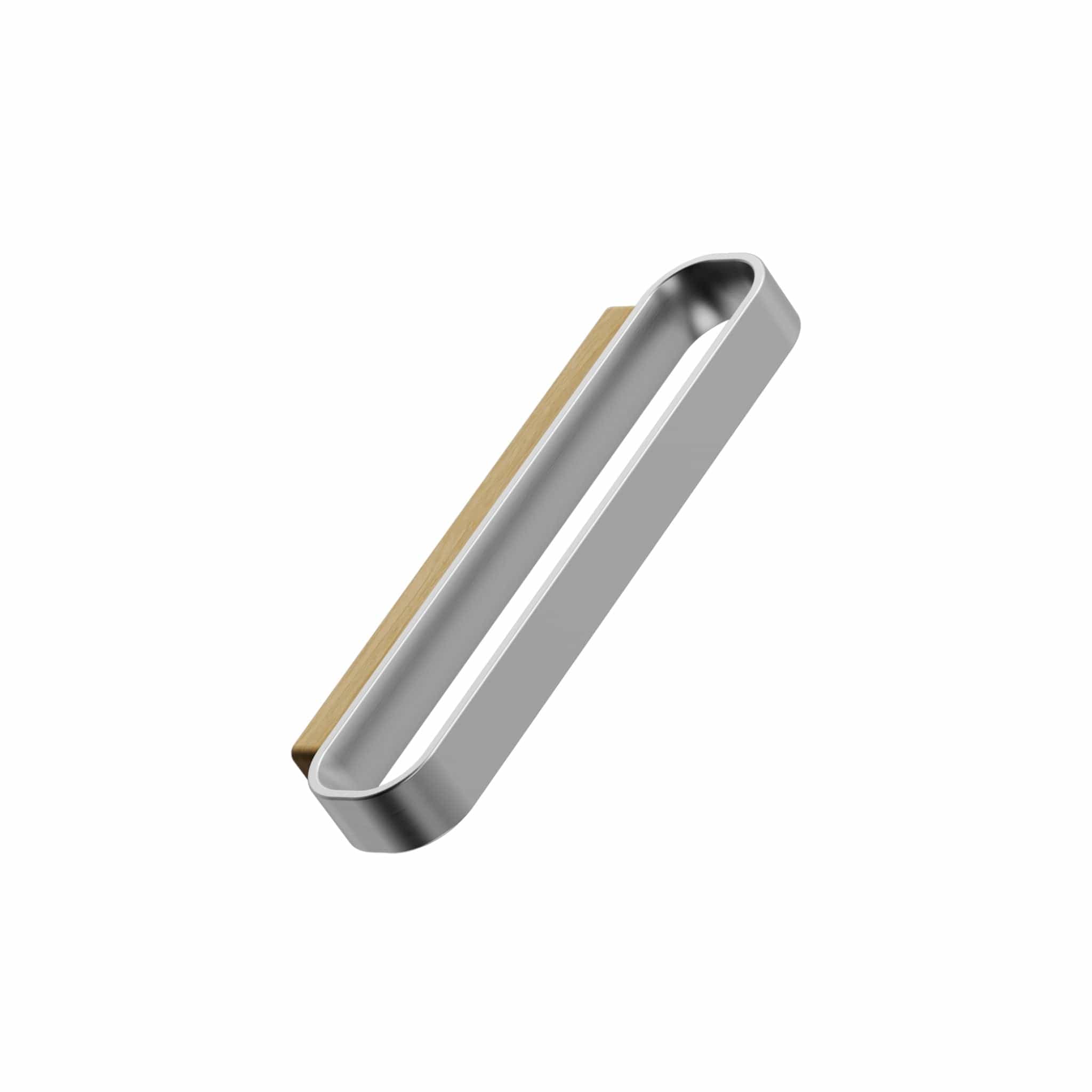 Race | Greb i Eg / Rustfrit Stål Finish L 128 mm (C/C 96 mm) Furnipart FP-557120096-052/66 FINICC