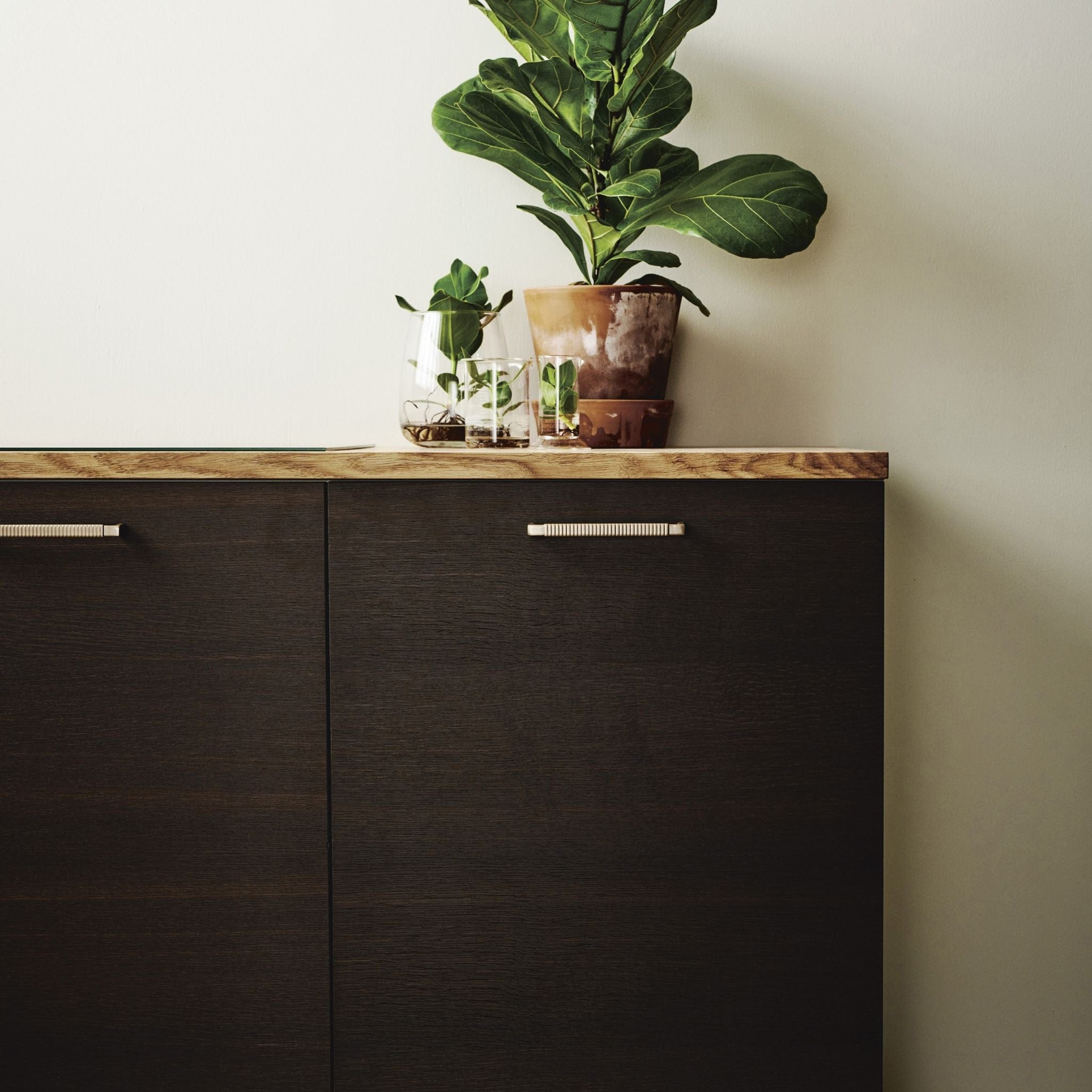 Rattan | Greb i Børstet Messing L 168 mm (C/C: 160 mm) Furnipart FP-549920160-32 FINICC