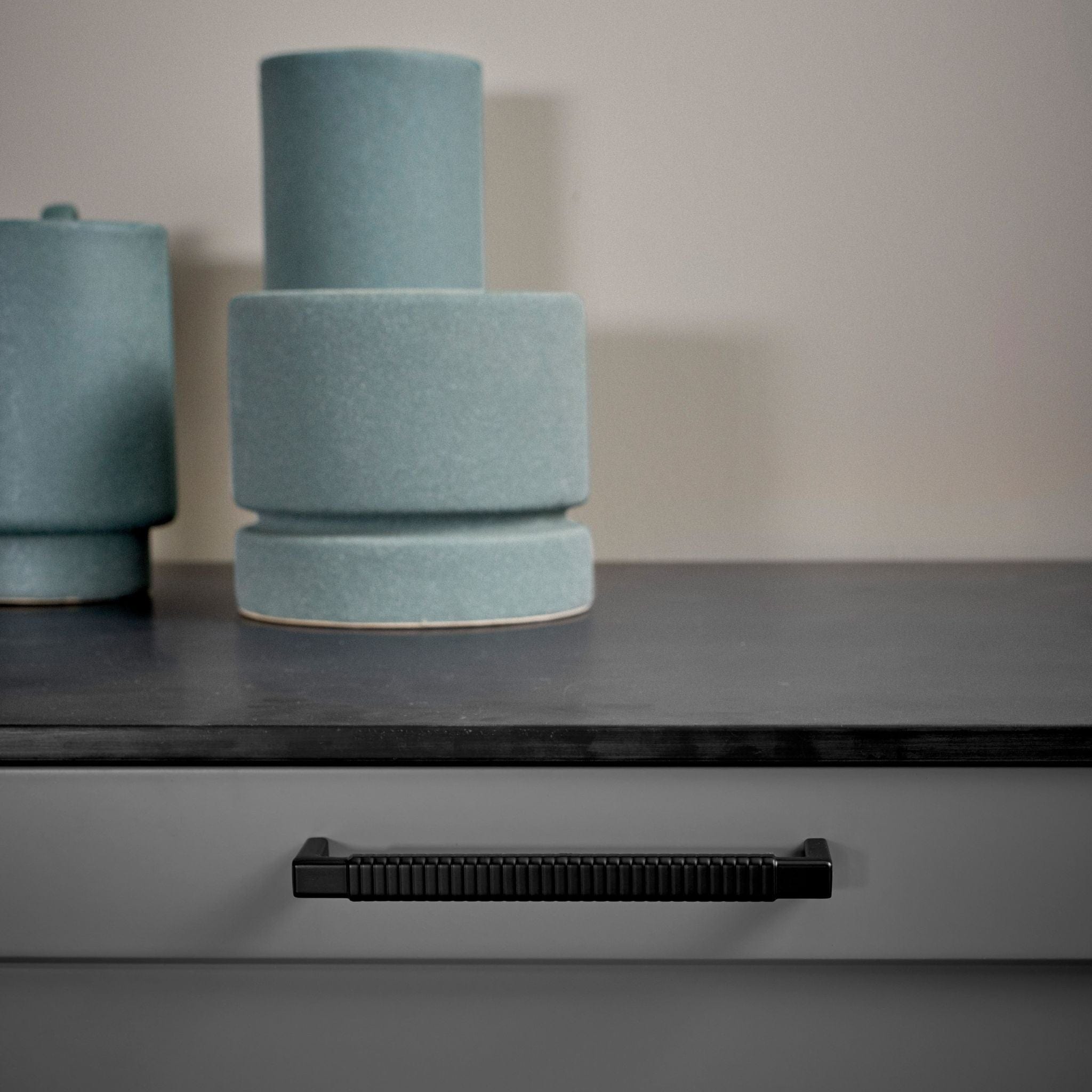 Rattan | Handtag i Matt Svart