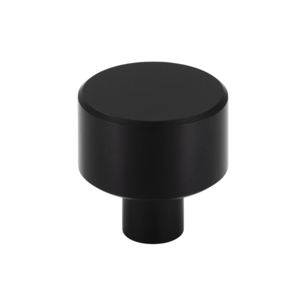 Rock | Knop i Mat Sort Ø 24 mm x D 25 mm SIRO SR-2508-24PB12 FINICC
