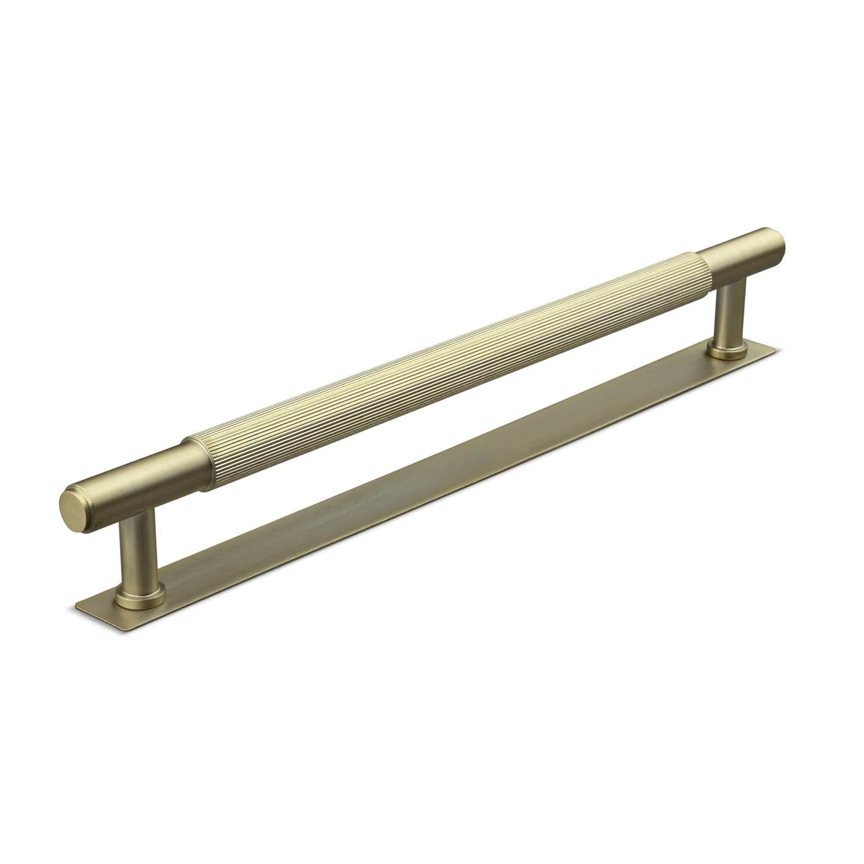 Salo Stripe | Greb i Mat Messing med bagplade L 261 mm (C/C 224 mm) Theofils TF-10200294-BP FINICC