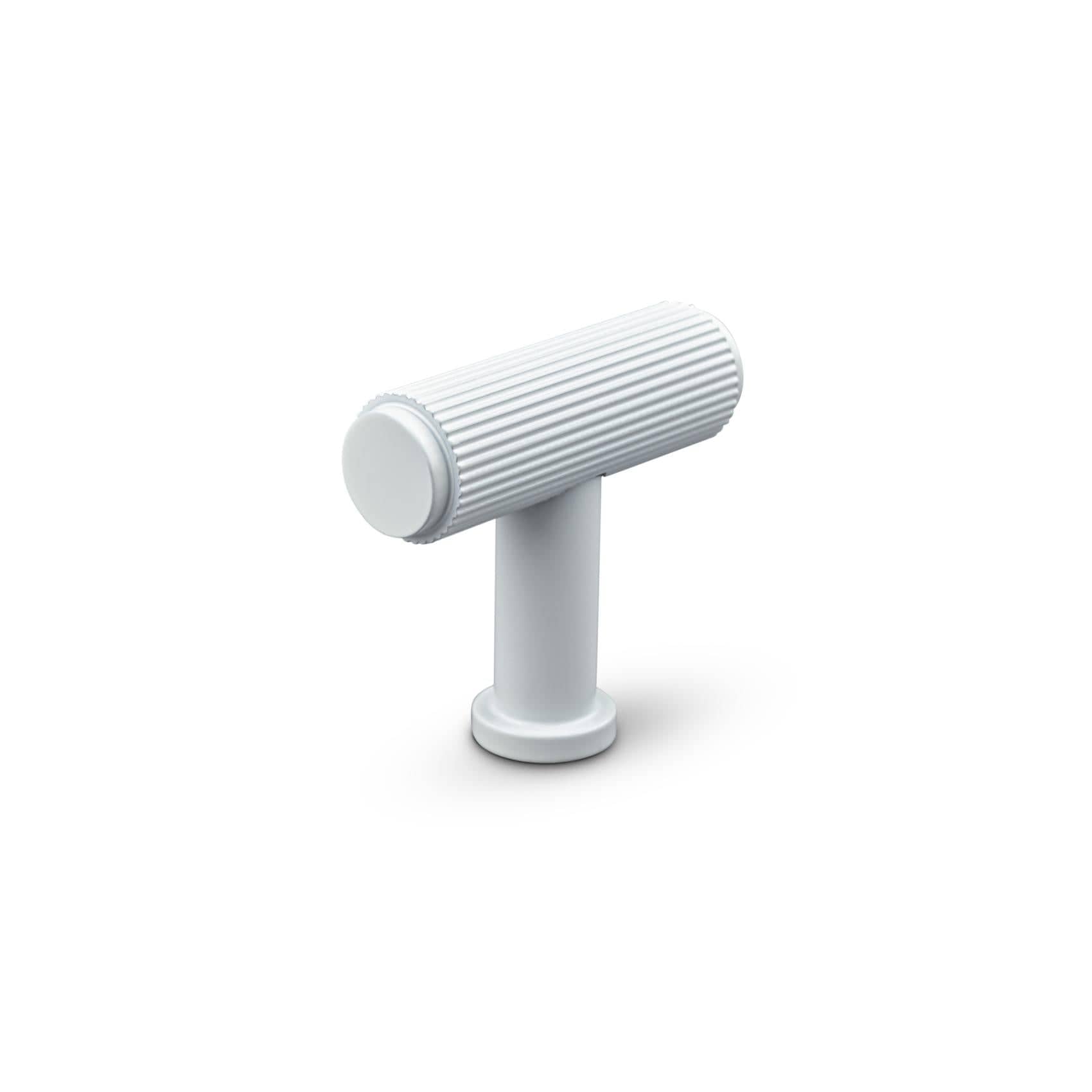 Salo Stripe | Greb/Knop i Mat Hvid L 37 mm x D 35 mm Theofils TF-10200302 FINICC