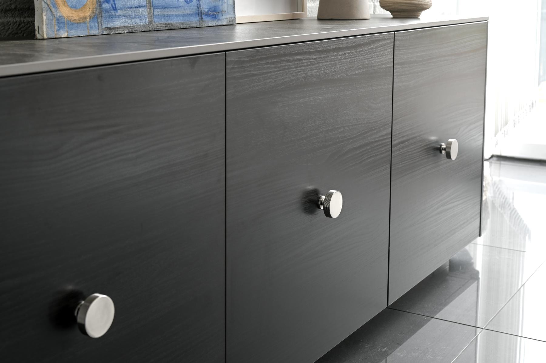 Sassari Stripe | Knop i Rustfrit Stål Finish Theofils FINICC