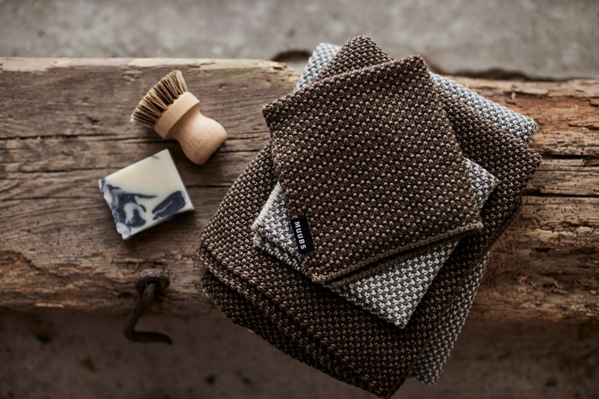 Sentaku | Håndklæde i Brun L 80 cm x B 50 cm Muubs MU-8521000104 FINICC