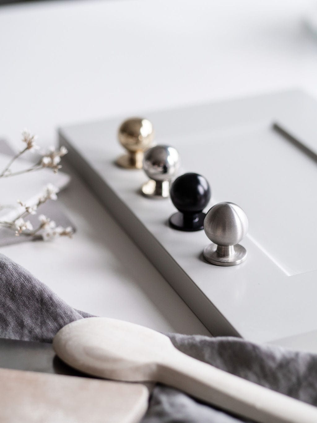 Solliden | Knop i Rustfrit Stål Finish Et Al FINICC