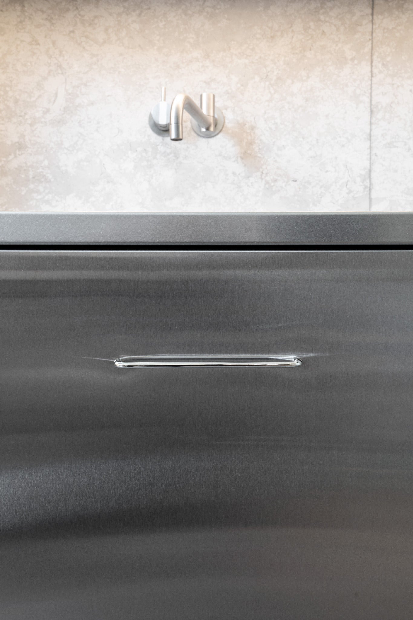 Spira | Handtag i Blank Nickel