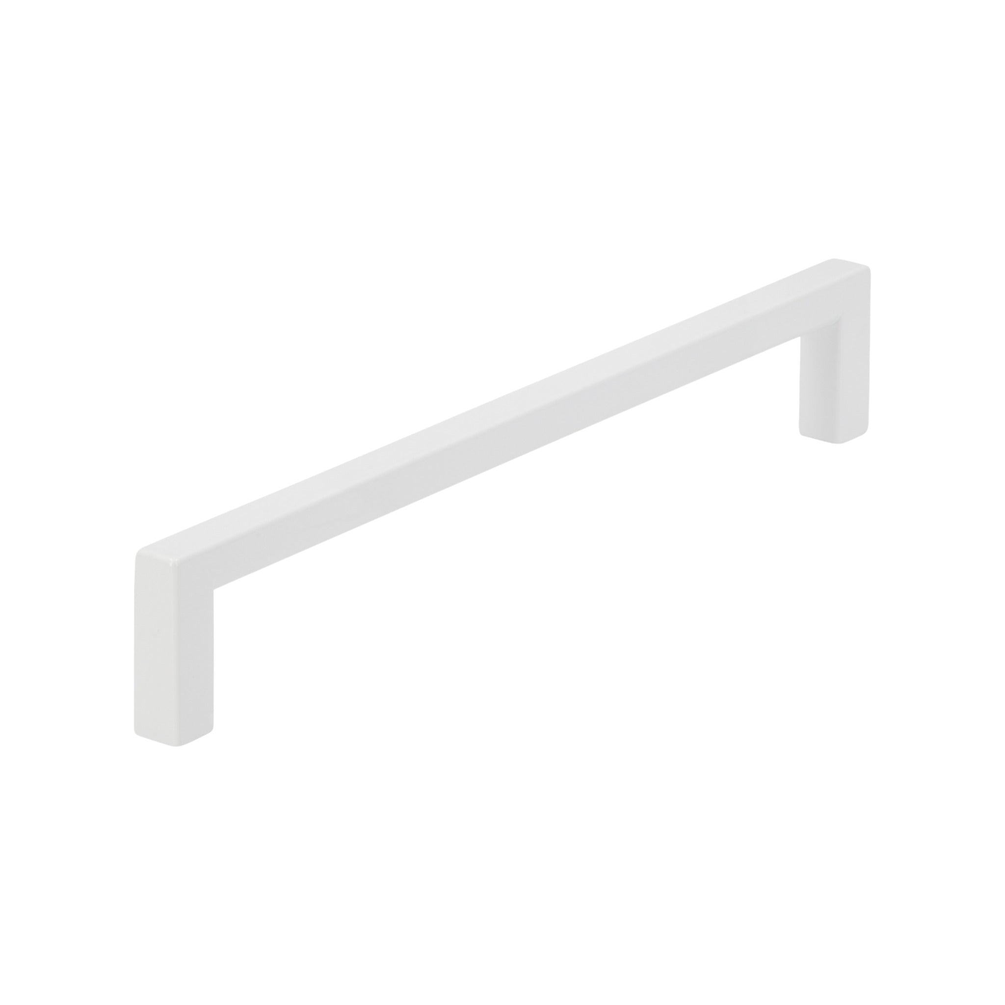Square Slim | Handtag i Matt Vit