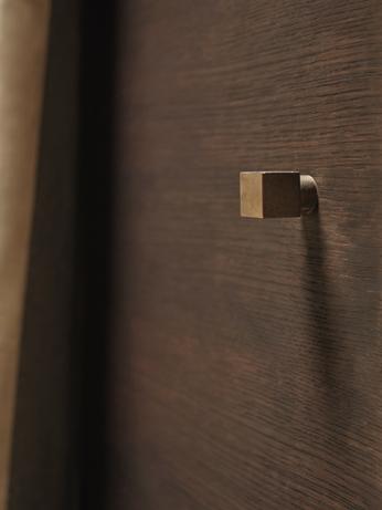 Square - Small | Krok i Mässing utan lack - obehandlad