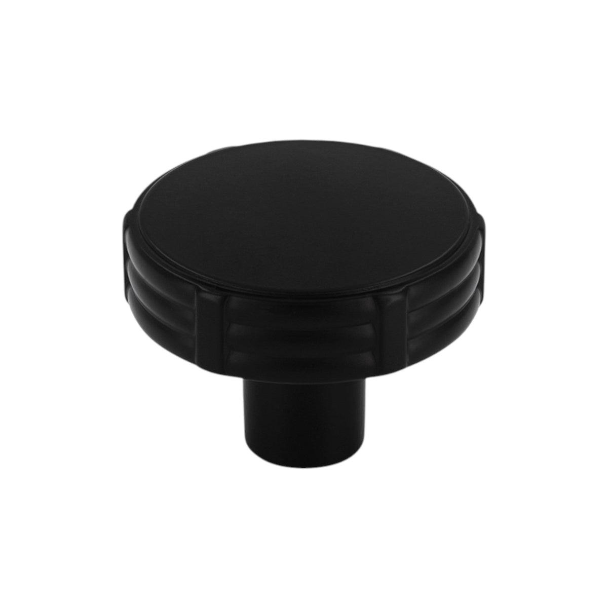 SR Bamboo | Knop i Mat Sort Ø 35 mm x D 26 mm SIRO SR-2612-35PB12 FINICC