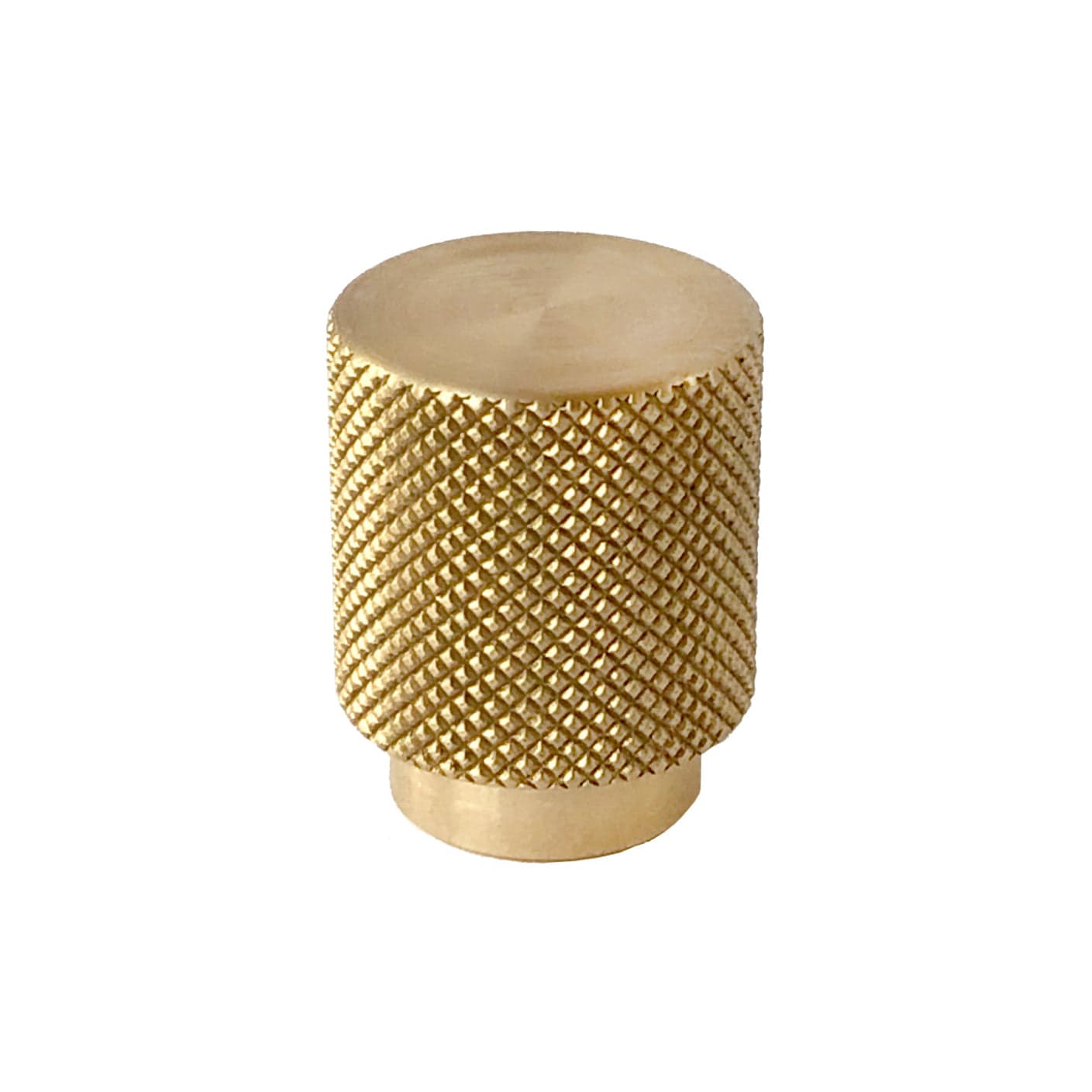 SSB | Knop i Børstet Messing uden Lak Ø 20 mm x D 25 mm I-REFINE IR-250090 FINICC