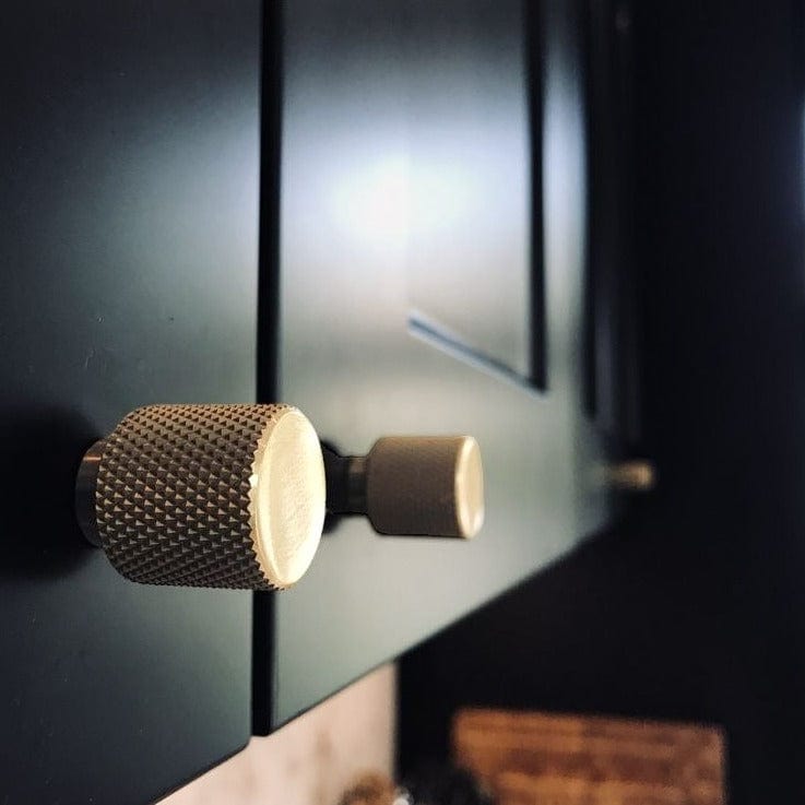 SSB | Knop i Børstet Messing uden Lak Ø 20 mm x D 25 mm I-REFINE IR-250090 FINICC