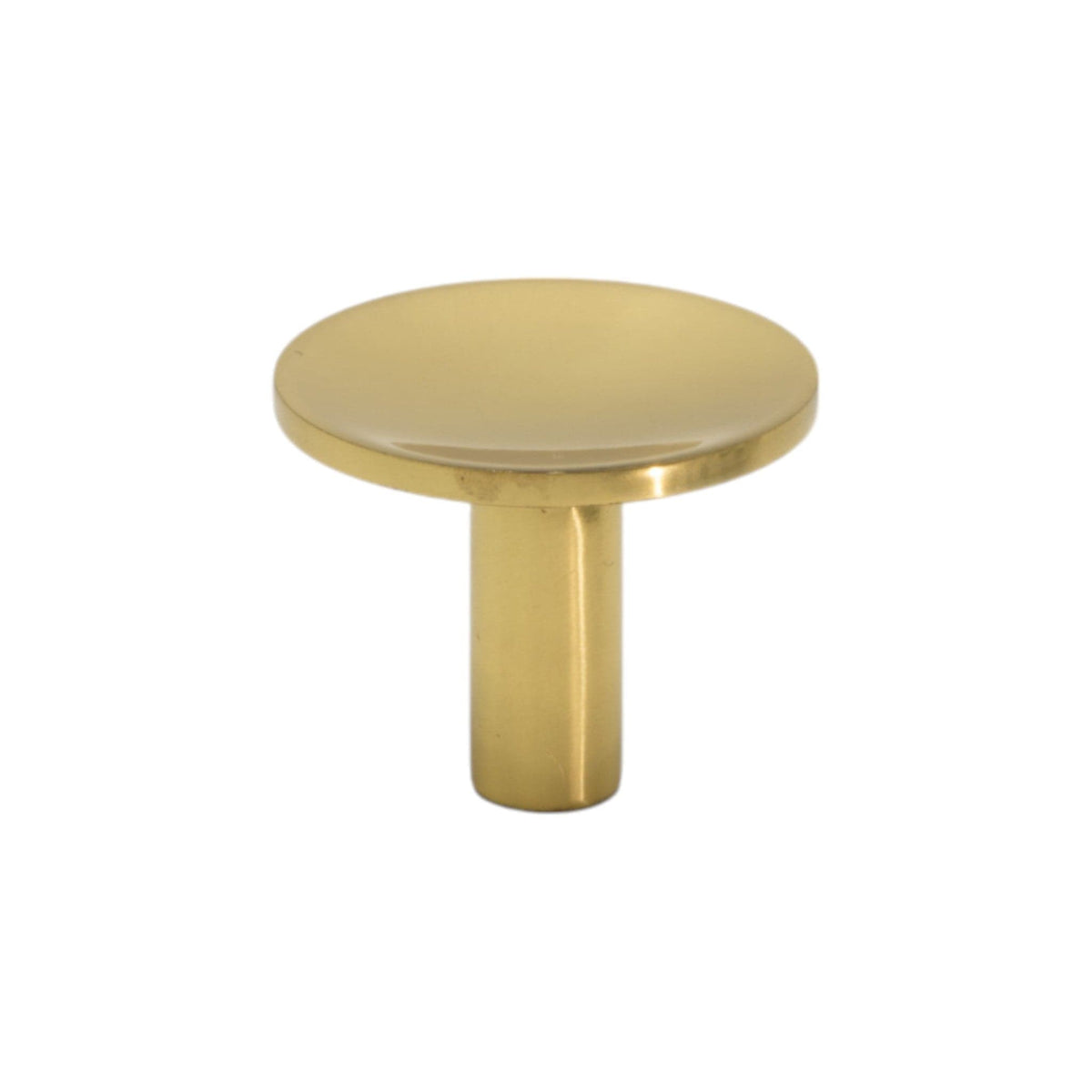 Sture | Knop i Blank Messing med Lak Ø 28 mm x D 28 mm Beslag Design 339381-11 FINICC