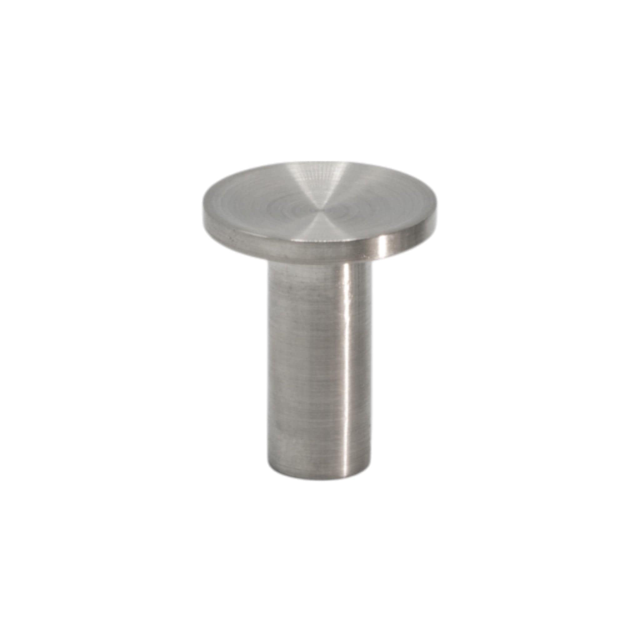 Sture | Knop i Børstet Rustfrit Stål Finish Ø 18 mm x D 22 mm Beslag Design 339373-11 FINICC