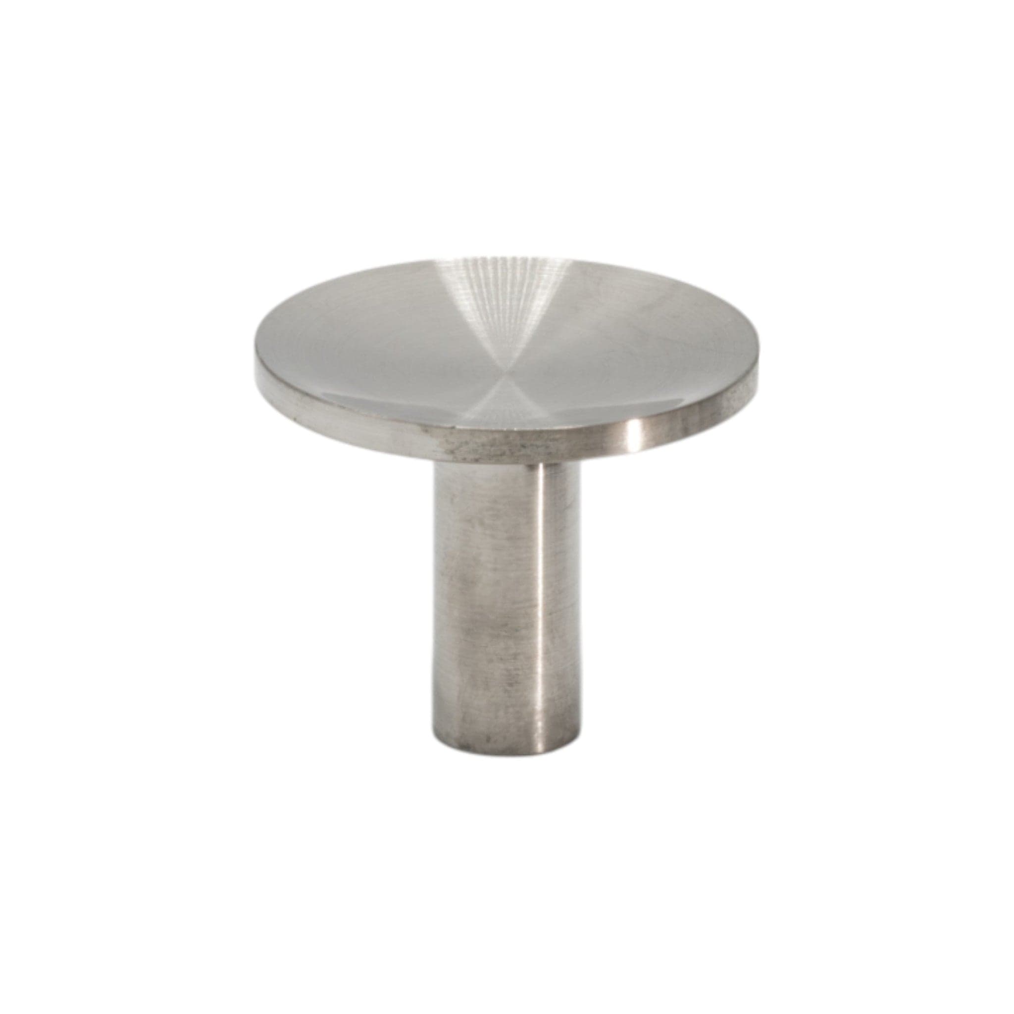 Sture | Knop i Børstet Rustfrit Stål Finish Ø 28 mm x D 28 mm Beslag Design 339384-11 FINICC