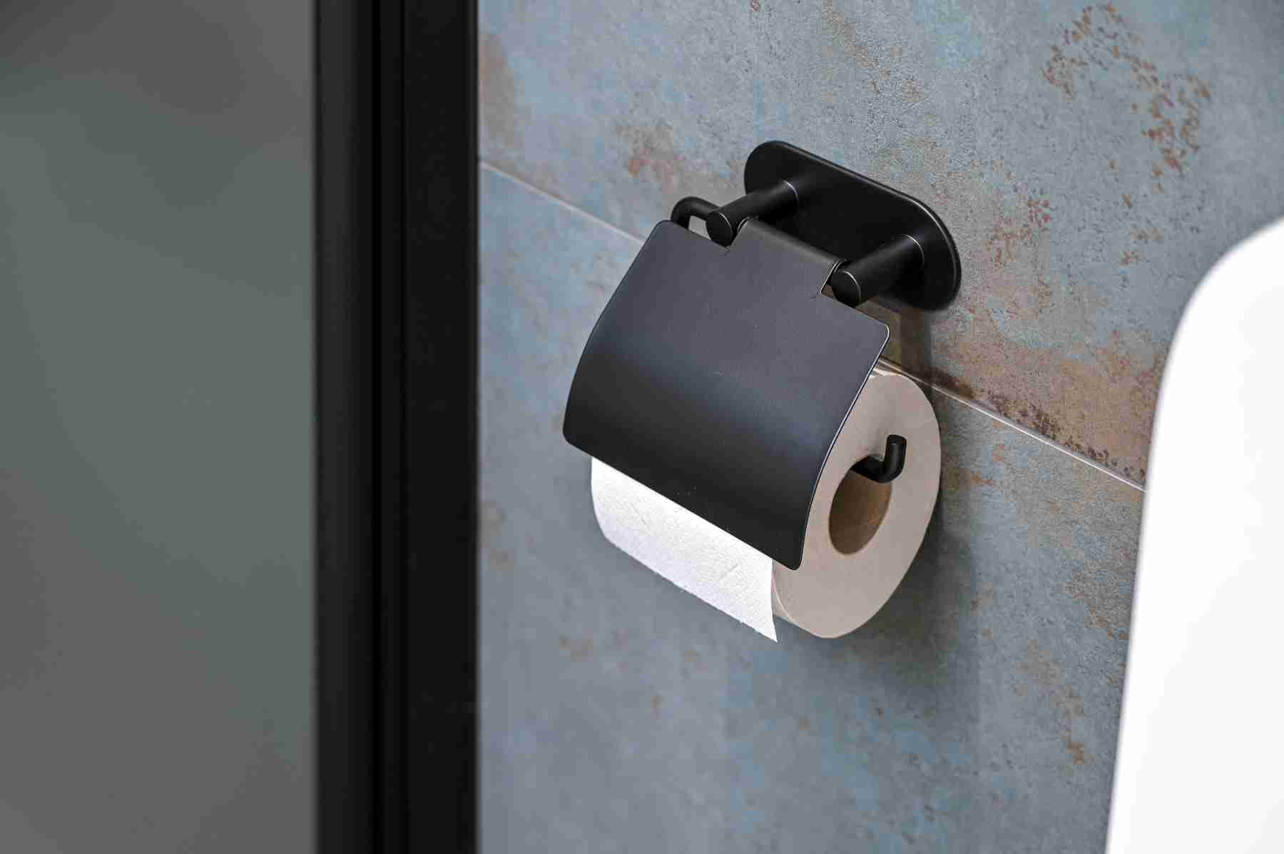 Tours | Toiletrulleholder i Mat Sort Theofils TF-17000058 FINICC