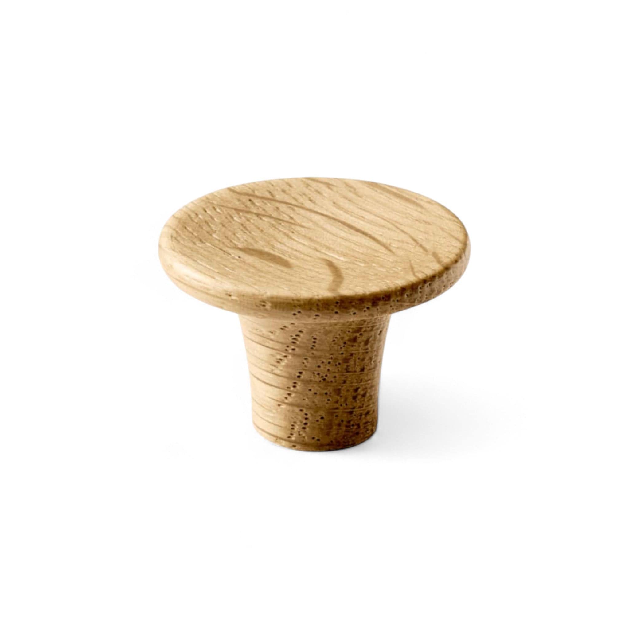 Tuba | Møbelknop i Lakeret Eg Ø 28 mm x D 19 mm Vonsild VS-109120028-052 FINICC