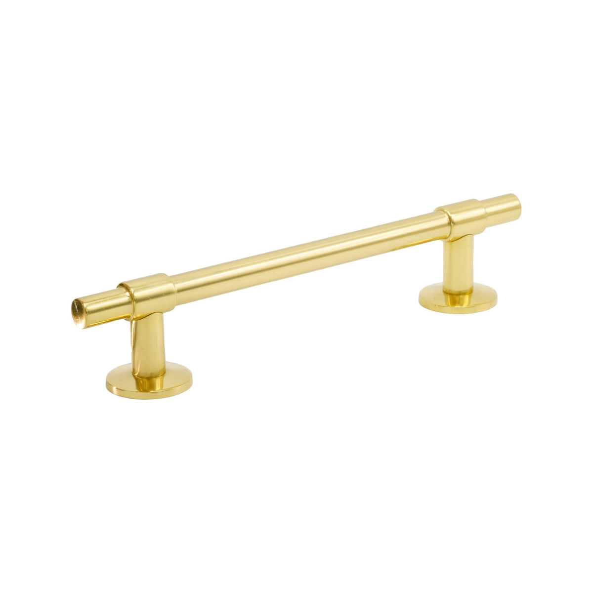 Uniform | Greb i Blank Messing med Lak L 178 mm (C/C 128 mm) Beslag Design 343300-11 FINICC
