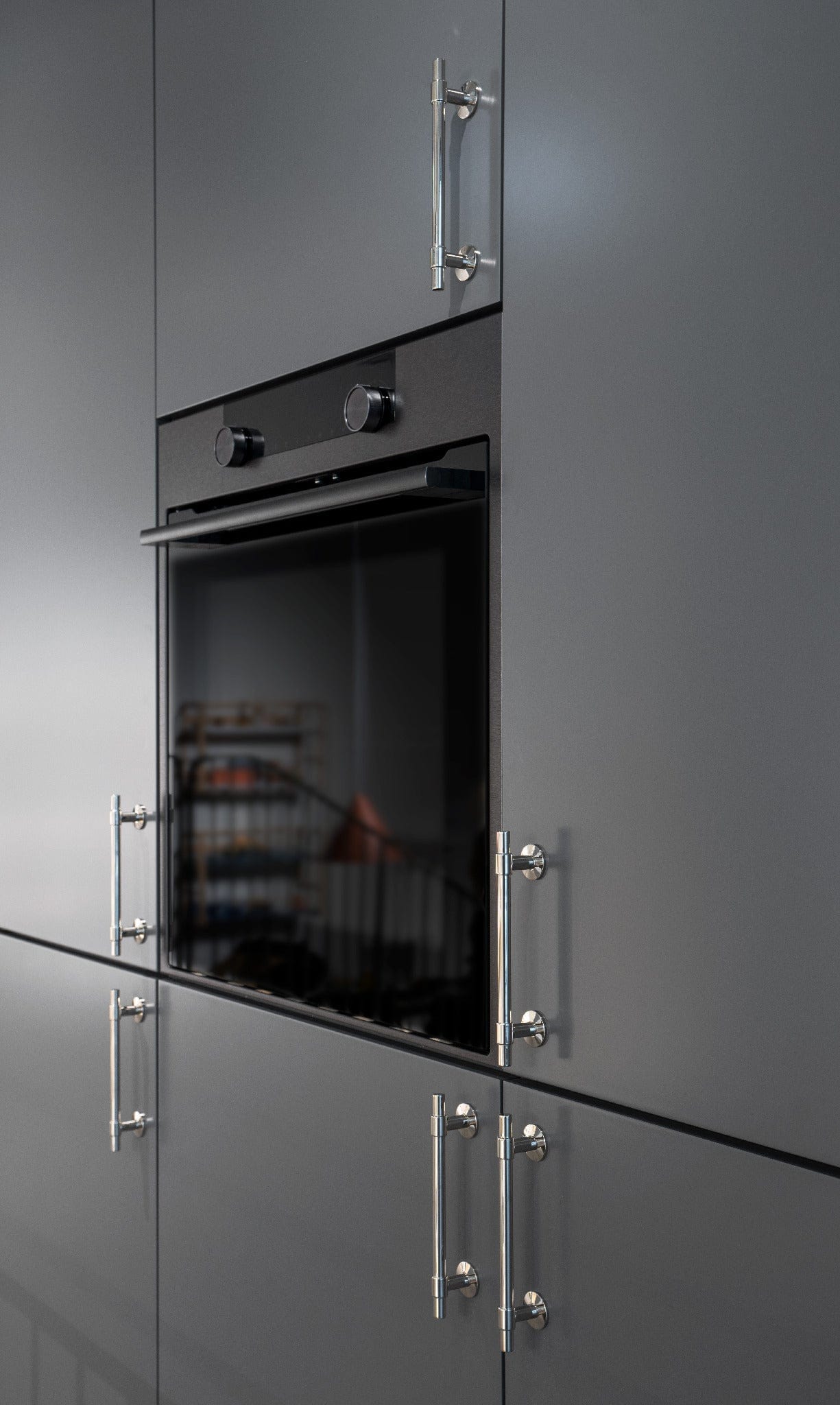 Uniform | Greb i Blank Nikkel L 178 mm (C/C 128 mm) Beslag Design 343302-11 FINICC