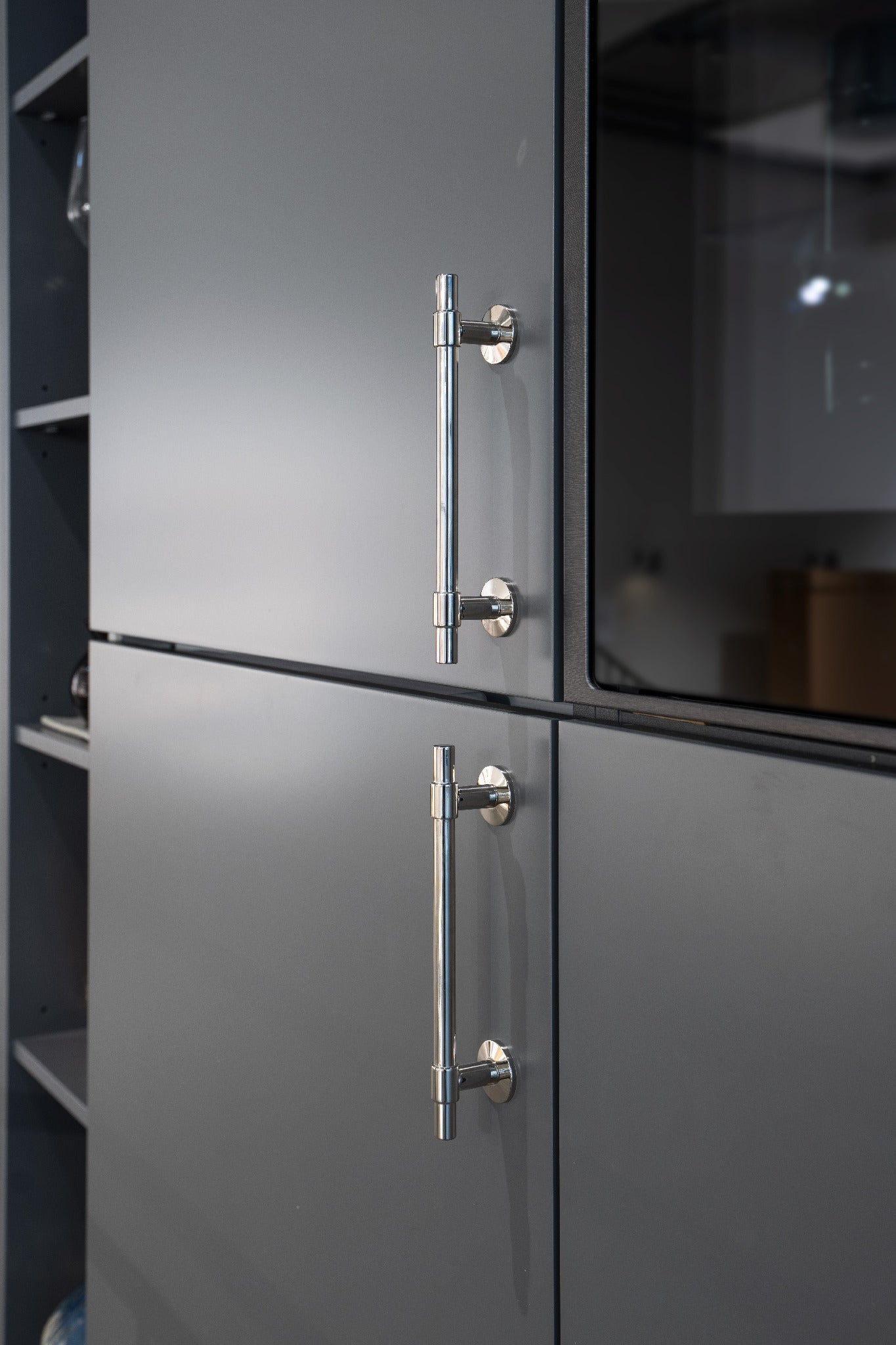 Uniform | Greb i Blank Nikkel L 178 mm (C/C 128 mm) Beslag Design 343302-11 FINICC