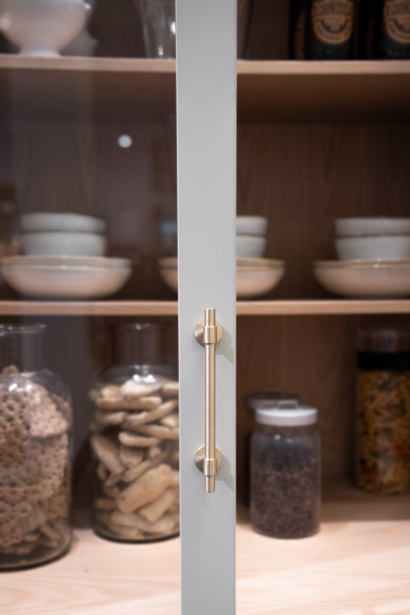 Uniform | Greb i Børstet Messing uden Lak L 178 mm (C/C 128 mm) Beslag Design 343301-11 FINICC