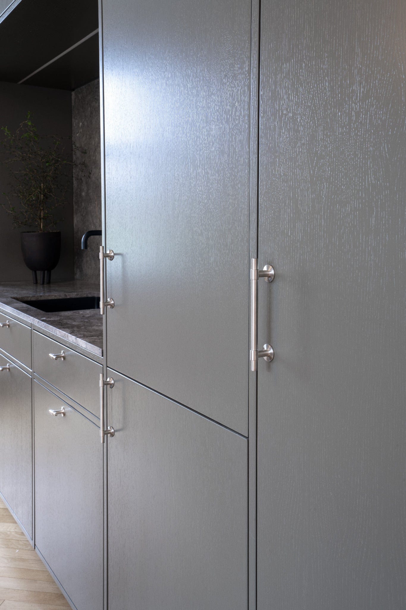 Uniform | Greb i Rustfrit Stål Finish L 178 mm (C/C 128 mm) Beslag Design 343304-11 FINICC